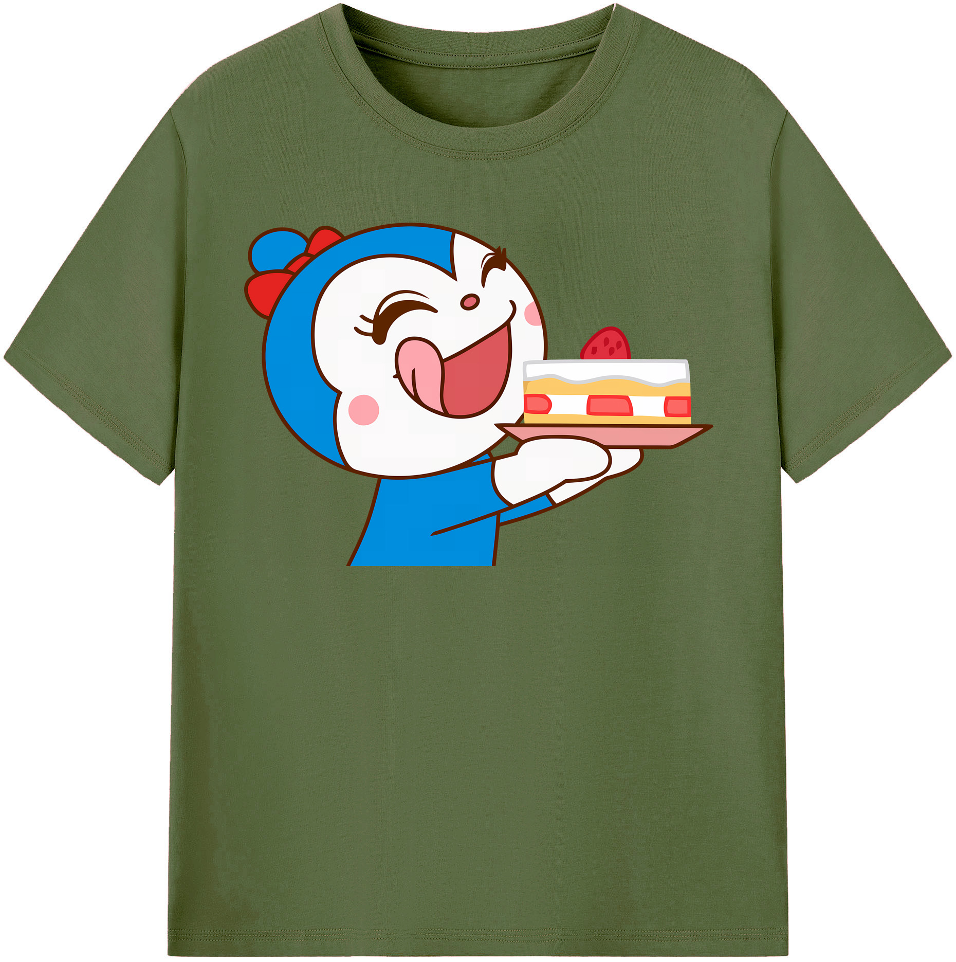 （画像用） アンパンマン Anpanman 綿100％半袖Tシャツ（フロントプリント）